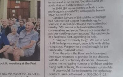 Alex orphanage in need of donations